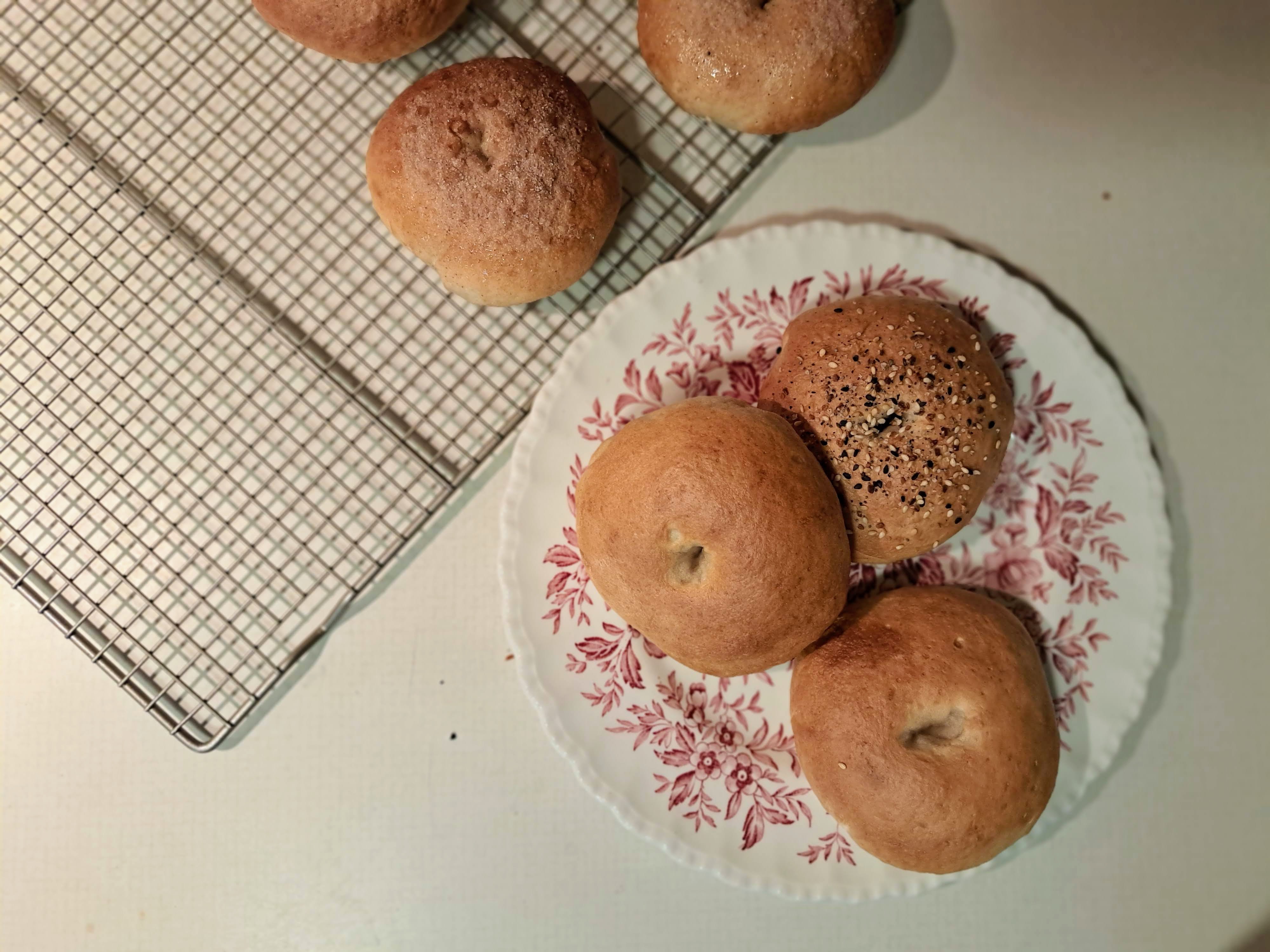Sourdough Bagels